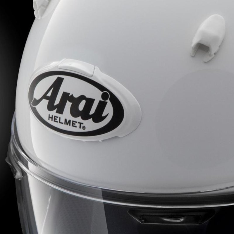 Arai Quantic helmet brow fonts